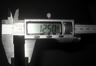 Fig 7: Distance is measured by digital Vernier calipers